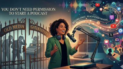 You Don't Need Permission to Start a Podcast