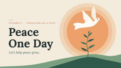 Peace One Day. Let’s Help Peace Grow!